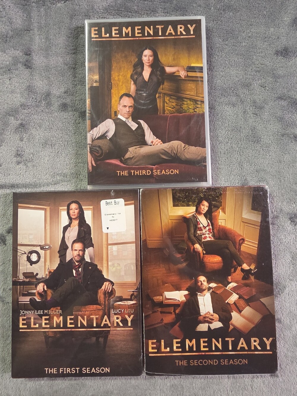 Elementary TV Season 1, 2, And 3 DVD Crime Action Adventure New Sealed